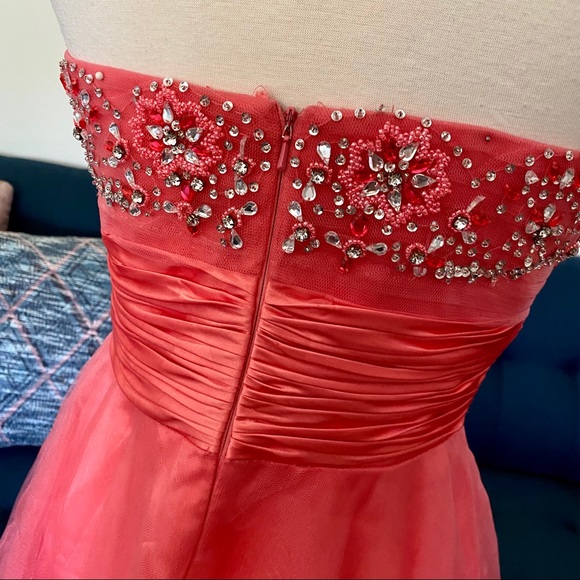 May Queen Dresses May Queen Couture Strapless Formal Gown Poshmark